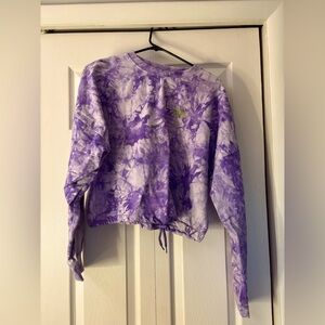 Tye dye Purple crew neck